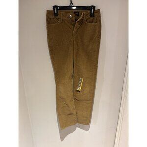 Lee Womens Legendary Straight Leg Mid Rise Ginger Corduroy Jeans 4 Medium